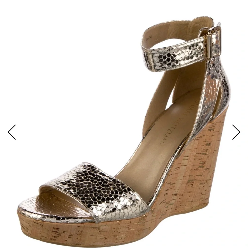 Stuart Weitzman
Embossed Leather Sandals
Women's Size: 9.5 | US 9.5 - Picture 2 of 5